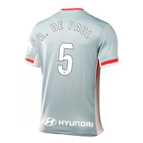 Nogometni Dres Atlético Madrid R. De Paul 5 Gostujući 2024-25